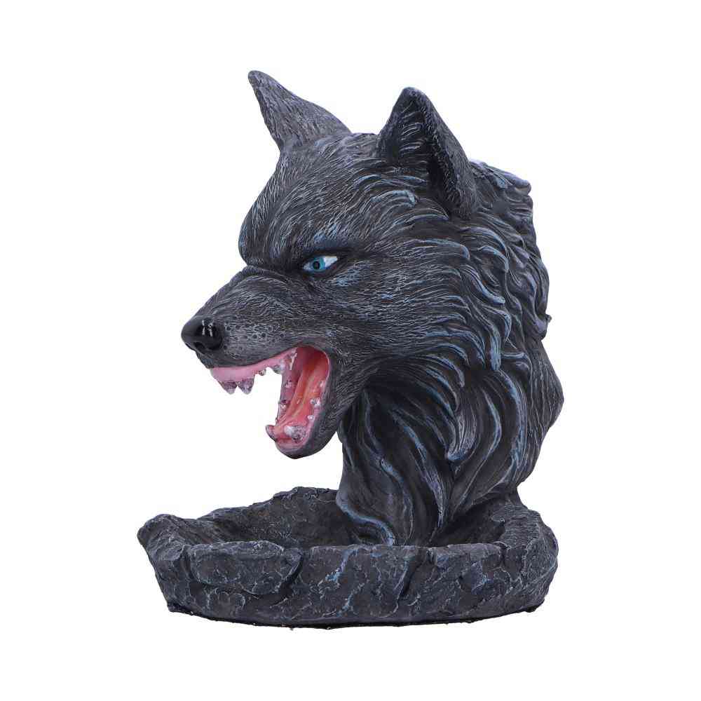 Nemesis Now - Dark Wolf 11.5cm Backflow Incense burner - Multicolours